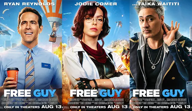 Movie Review: Free Guy, with Ryan Reynolds and Jodie Comer