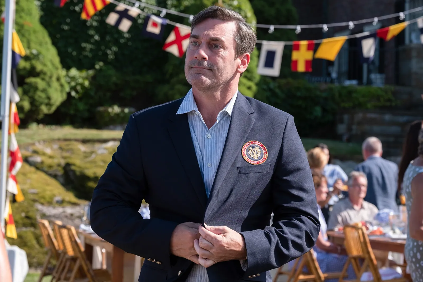 'Confess, Fletch' Jon Hamm puts his spin on the classic character in