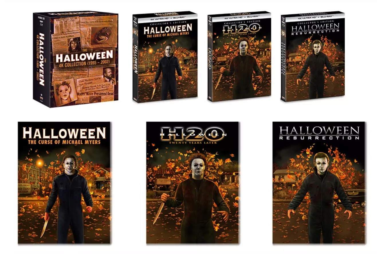 The Halloween 4K Collection (1995 - 2002) detailed by Shout Factory