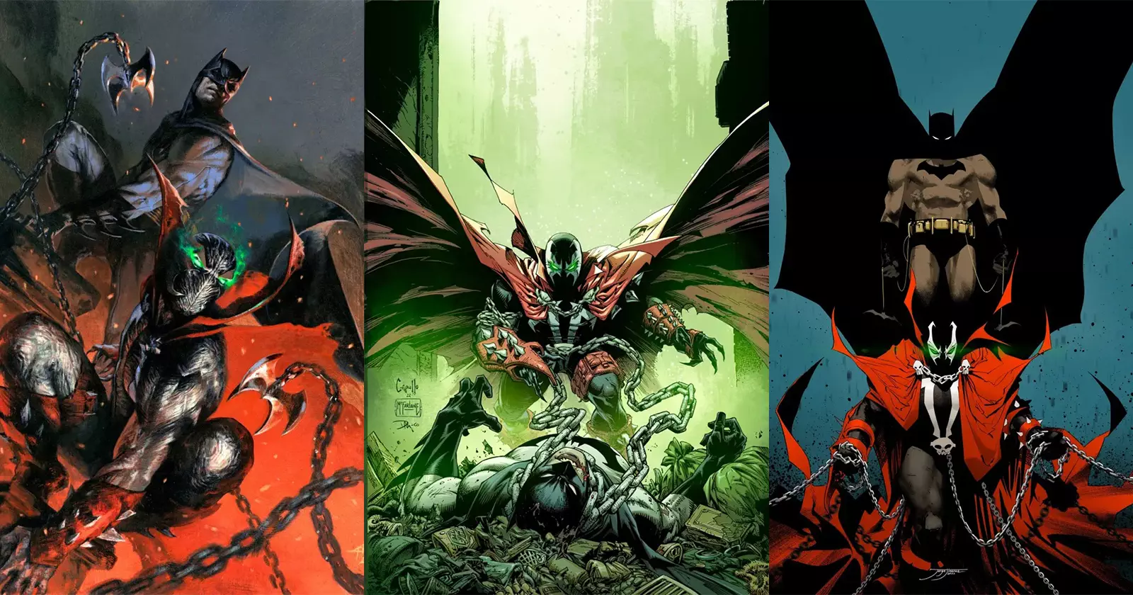 Batman/Spawn variant covers revealed at New York Comic Con