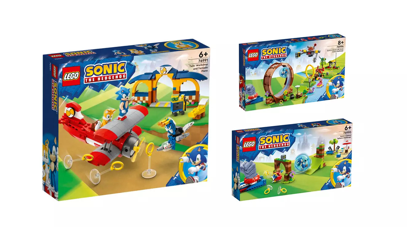 LEGO® Sonic the Hedgehog™ Tails' Workshop and Tornado Plane