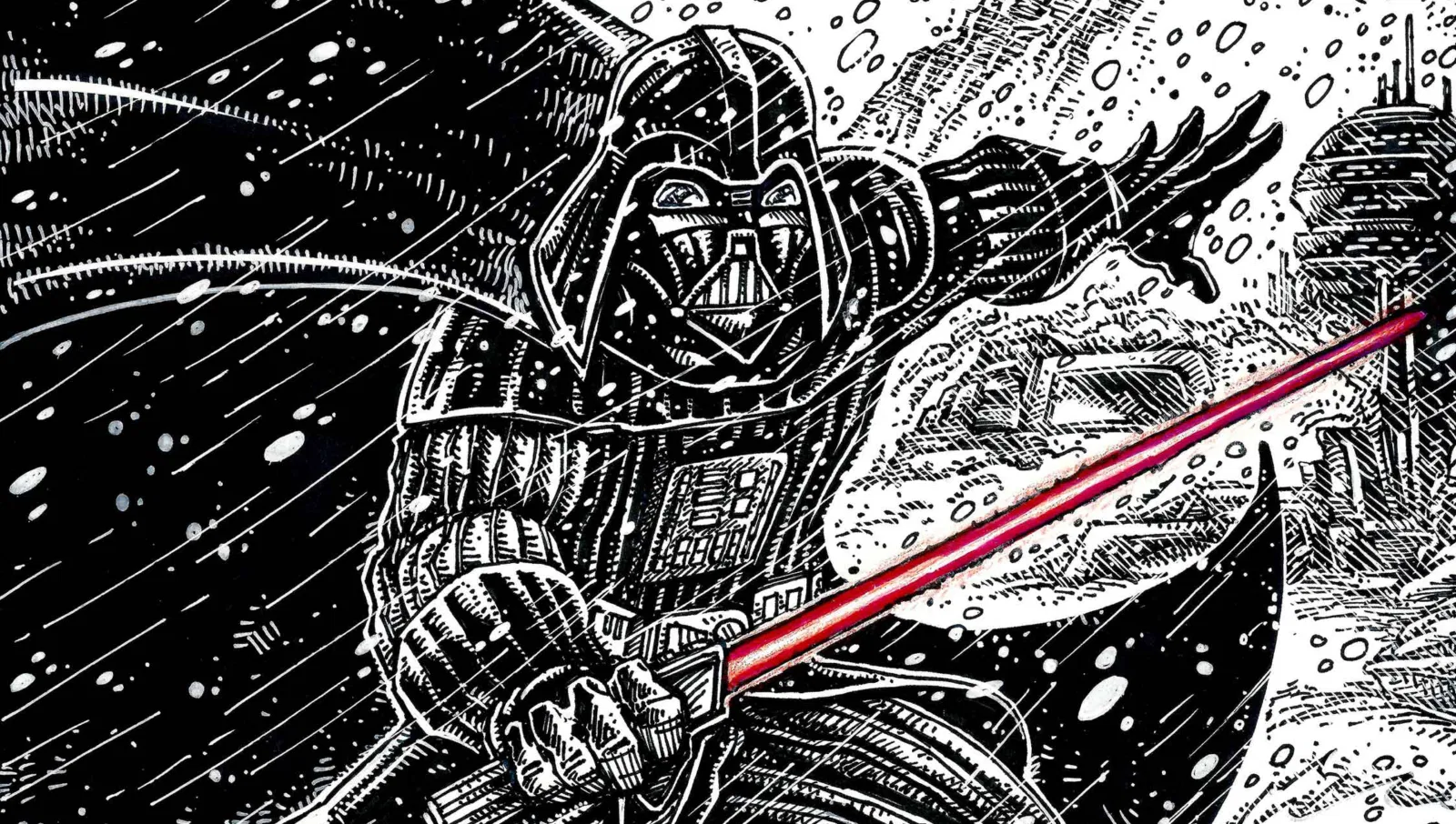 Star Wars: Darth Vader – Black, White & Red #4 - Comic Book Preview