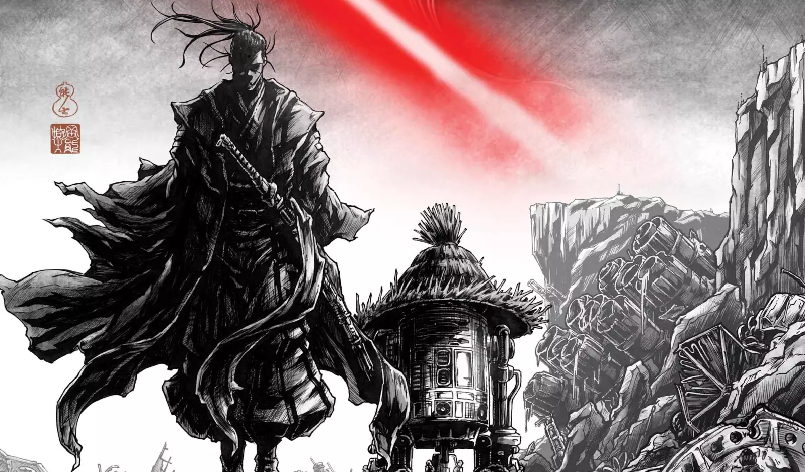 All covers revealed! AFRO SAMURAI Vol. 1 & 2 by Takashi Okazaki