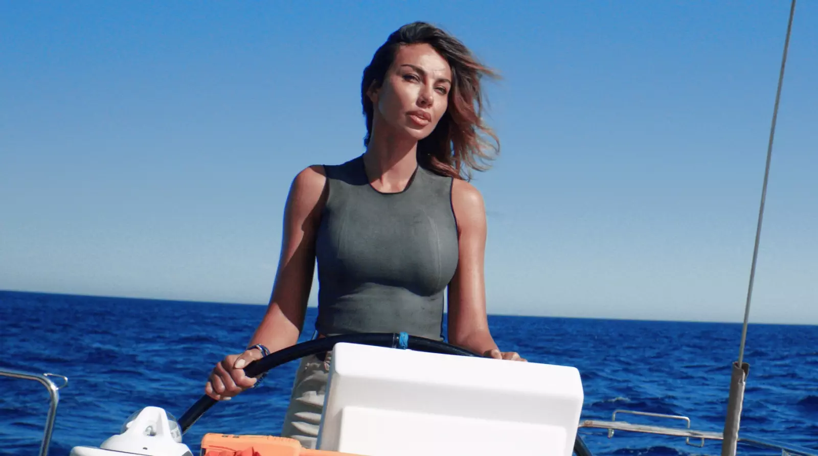 Madalina Ghenea has to dive to survive in trailer for shark thriller