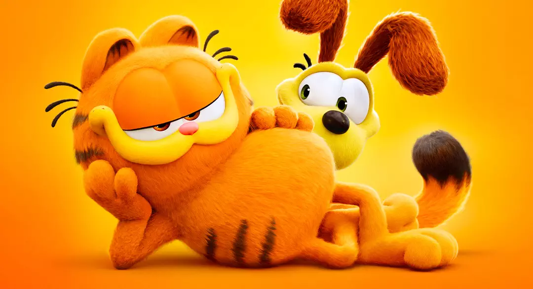 Garfield and Odie feature on new poster for The Garfield Movie