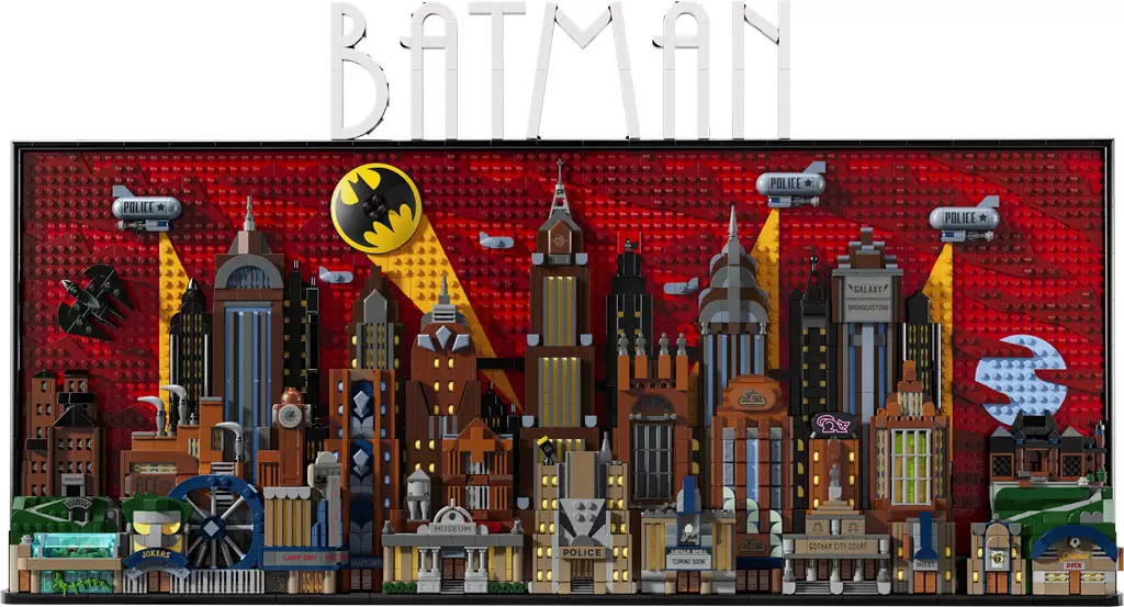 LEGO Batman The Animated Series Gotham City Skyline set arriving in April