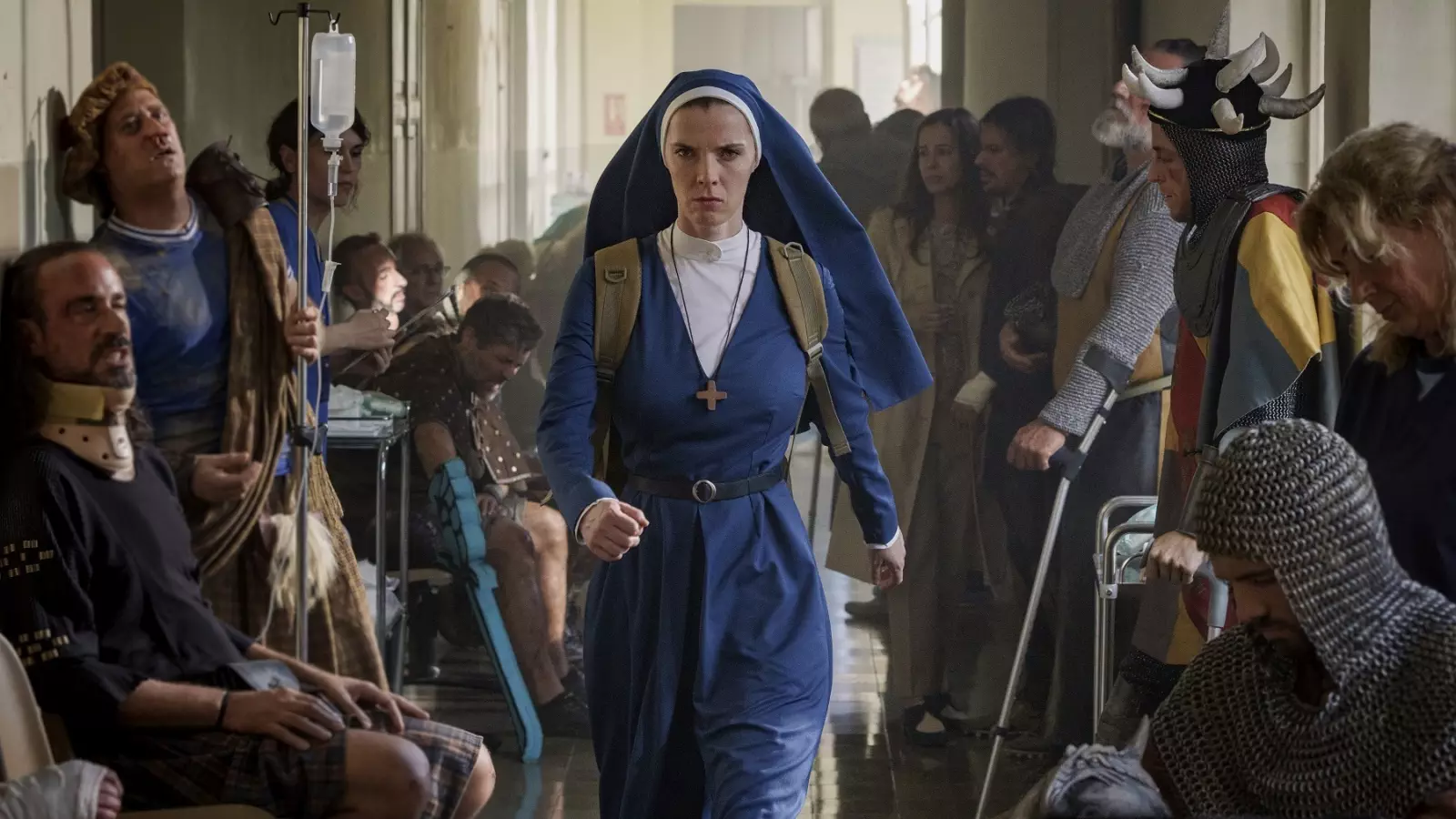 First look at Peacock's Mrs. Davis starring Betty Gilpin