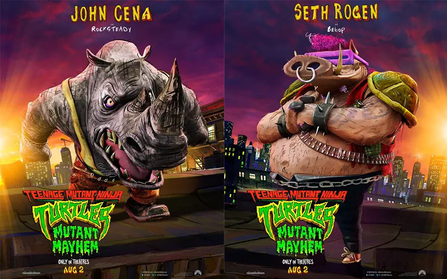 Teenage Mutant Ninja Turtles Mutant Mayhem Showcases All Star Cast With New Character Posters 