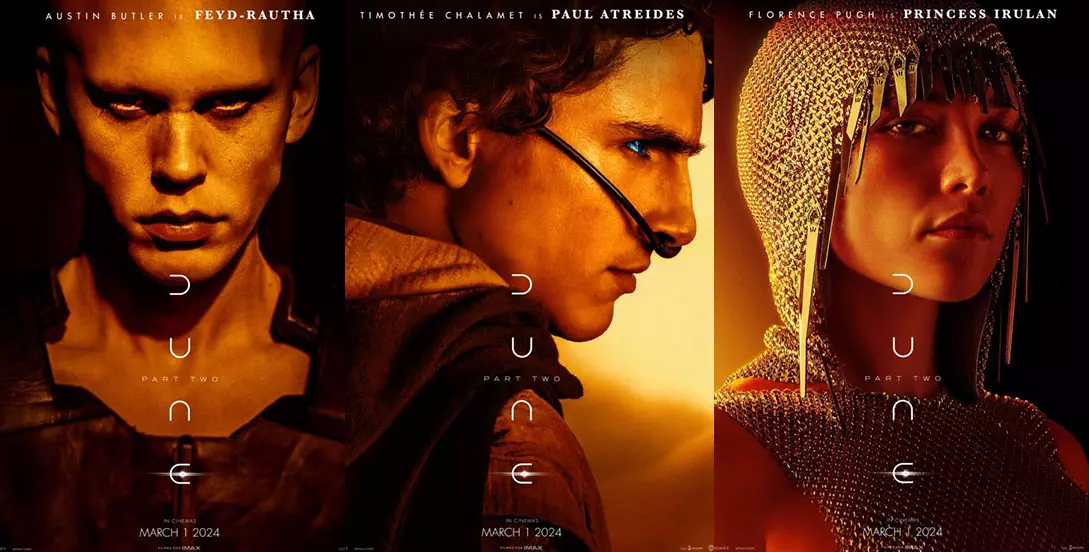 Dune: Part Two character posters show off the ensemble cast
